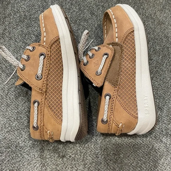 Sperry Kids Shoes in Brown and White - Picture 4 of 8